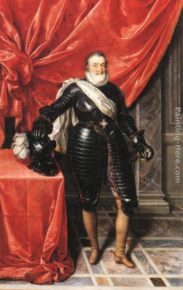 Frans Pourbus the Younger Henry IV, King of France in Armour